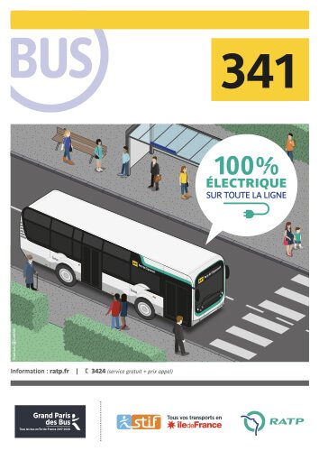 RATP / Bus ligne 341 100% éléctrique